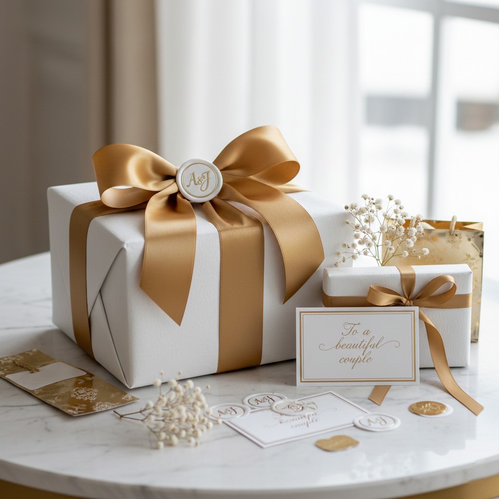 Bröllopspresentförpackning