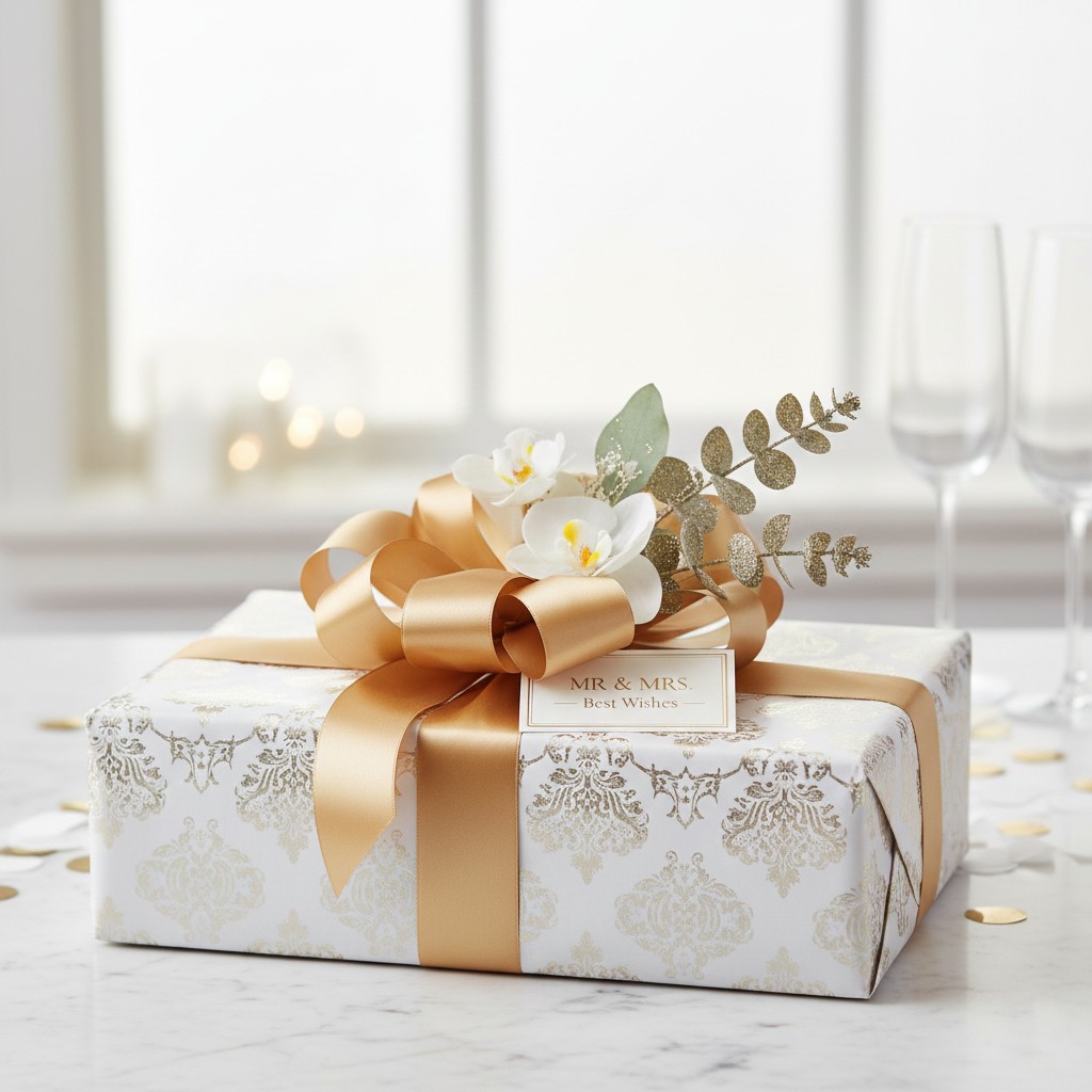 Bröllopspresentförpackning
